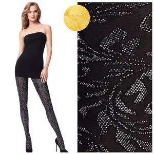 Ada Tights by Wolford -Black Hosiery elegant lurex